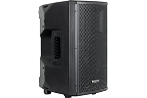 Pronomic E-210 MA - Aktive 2-Wege Box - Leistung: 100 Watt (RMS) - 10" Woofer + 1,0" Kompressions-Treiber - Bluetooth-Empfänger und MP3-Player mit USB/SD - Monitorschräge