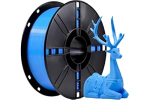 IBOSS Pla Plus (Pla+) Filamento 3d De 1,75 mm, Filamento Pla Plus, PrecisióN Dimensional +/- 0,02 mm, Bobina De 1 Kg (2,2 Lbs) Filamento De ImpresióN 3d Para Impresora 3d, Color Azul Claro