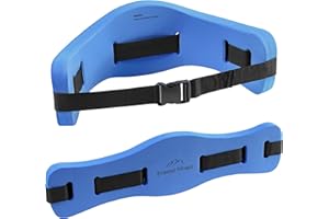 EVEREST FITNESS Ceinture de Natation pour Le Fitness et la Gymnastique Aquatiques - Ceinture de Natation jusqu'à 100 kg pour Adultes - Ceinture de Fitness Aquatique réglable