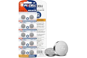 LR1130 AG10 alkaliczne baterie guzikowe do książek muzycznych i dźwiękowych, zegarków, zabawek, trwałość, 10 sztuk PKCELL