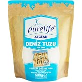 Purelife Aegean Gran&uuml;l Deniz Tuzu 500G