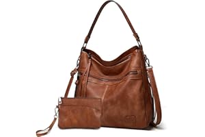 Gladdon Handtaschen Damen Leder umhängetasche Shopper Mode Hobo Taschen grosse Kapazität Schultertasche Designer Mehrfachtasche