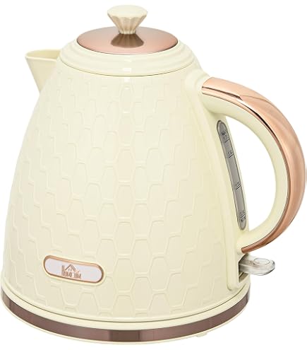 Berdsen Wasserkocher 1,7 L Mit Temperaturwahl & Warmhaltefunktion – Edelstahl, Touchpanel, 2200 Watt, Weiß