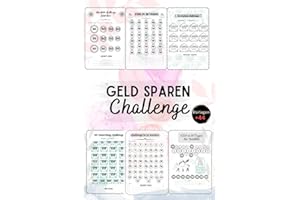 Geld Sparen Challenge Buch: budget planner challenge deutsch : +44 vorlagen 98 Sparchallenges täglich Monatlicher und wöchentlicher Geld Sparen Herausforderungen Für deine finanziellen Ziele