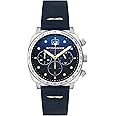 Spinnaker Men's 42mm Hull Chronograph Meca-Quartz Watch with Genuine Leather Strap SP-5068