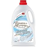 Spuma di Sciampagna Detersivo Lavatrice Liquido Bianco Puro 46 Lavaggi - 2070 Ml