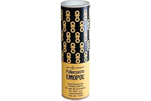 EMIL OTTO Polierpaste - EMOPOL TRIPELPASTE, 300 g,hochwirksame Spezialpolierpaste für die Behandlung von Buntmetallen, Zink, Leichtmetalllegierungen, Messing und Aluminium, gebrauchsfertig