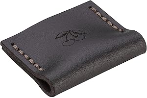 KIRSCHEN Schneidenschutz – Schutz für Stechbeitel mit 30 mm Klingenbreite und Zimmermannsbeitel NERO in 26 mm, Klingenschutz aus Leder, Messerschutz 8505030