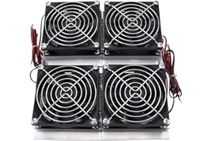 WALFRONT Piastra di refrigerazione a semiconduttore con ventola, di raffreddamento termoelettrico Peltier fai-da-te 12V