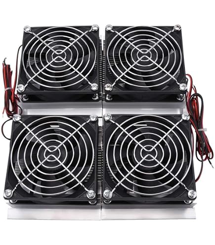 Pièces de jouets télécommandes] Dissipateur thermique de ventilateur de refroidissement de moteur de 42 mm compatible avec Traxxas 1/10 E-Maxx E-Revo Summit Arrma 1/8 Kraton Talion Typhon RC Car - ma