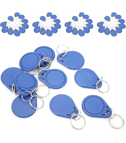 YARONGTECH 13.56MHZ 4K RFID deur toegang Keyfob Tag (Pack van 10) (grijs