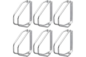 Marko Storage Solutions Bike Storage Stand Cycle Bracket Upright Wall Mounted Rack Rotating Secure Store (6 Racks)