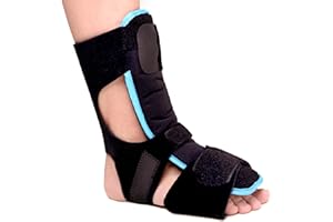 Express Orthopaedic® - Medically Approved Dorsal Night/Resting Splint For Plantar Fasciitis Treatment & Achilles Tendonitis - BILATERAL (MED - UK SHOE:6-9)