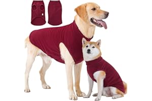 HEYWEAN Pull en Polaire pour Chien - Manteau d'hiver pour Chiens - Chaud - Extensible - Pyjama pour Chien - Vêtement Doux pour Chiens de Petite et Moyenne Taille