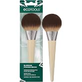 EcoTools Blurring Powder Makeup Brush, For Loose &amp; Pressed Powder, Large Makeup Brush For All-Over Application, Fluffy, Synth