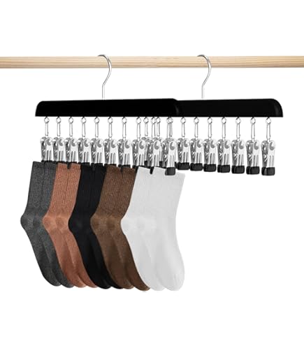 2 Stendibiancheria In Legno Con 10 Clip - Antivento, Per Calze, Intimo E Accessori - Foto 9