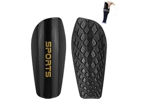 VIDSMOW Espinilleras de Fútbol, Espinilleras de Fútbol para Niños y Jóvenes, Protección Completa y Confortable para el Juego, Diseño Ergonómico y Ligero