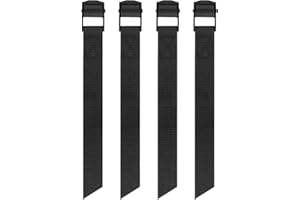 4 Pcs Tie Down Straps 50CM, Caianwin Heavy Duty Lashing Straps 250kg Load Capacity, Ratchet Roof Rack Strap with Adjustable Buckles, Tensioning Belts Cam Buckle Strap for Motorcycle, bike, backpack