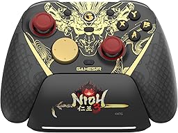 GameSir G7 Pro 8K PC Wireless Controller for Windows with TMR Joysticks, Dual-Mode Trigger Stops, Four Remappable Macro Buttons, 3.5mm Audio Support - Nioh 3