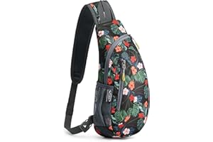 G4Free Sac de poitrine léger à bandoulière mignon sac à dos triangle sac à dos pour randonnée, cyclisme, voyage ou sac de jour polyvalent