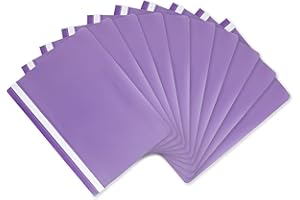 Hamelin A4 Purple Polypropylene Project Folders, Pack of 25 - Durable, Lightweight, and Vibrant