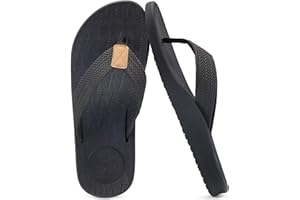 KuaiLu Tongs pour Hommes été Antidérapantes Plage Piscine Sandales Synthétiques Thongs Chaussures