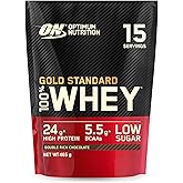 Optimum Nutrition 100% Whey Gs Chocolate Bag, 465 Gr