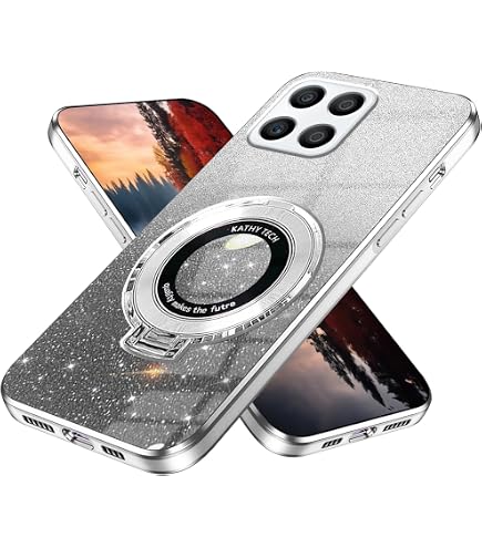 HAOYE Cover Antiurto Per HONOR X8a 4G – Doppio Strato PC+TPU, Trasparente Con Bordo Blu, Protezione A Nido D’Ape
