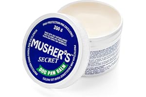 Musher's Secret Tassbalm för Hundar, Naturligt Skydd mot Salt och Värme, 200g