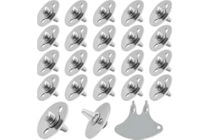 JIYEO 22Pcs Replacement Metal Cricket Spikes With Spanner Metal Golf Shoe Studs Screw In Studs Pins Bulk Cleats Golf Spikes Universal Shoes Cleat Set for Light Weight Cricket Shoes, Thread Diameter 5.7mm