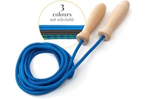 tuuli Accessories Cuerda de Saltar con Mango de Madera Jump Rope 230 cm