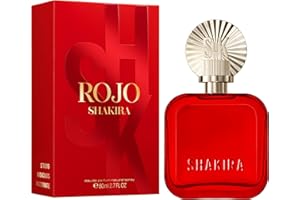 Shakira, Perfumes, ROJO by Shakira Eau de Parfum para Mujer, Larga Duración, Fragancia Potente, Sensual y con encanto, Notas florales, especiadas y ámbar, Optimo para uso diario, 50 ml