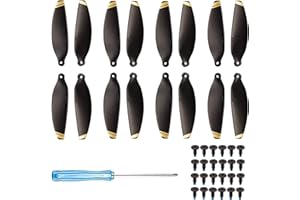 Bubuny 16 PCS Eliche per DJI Mavic Mini, Pale di Ricambio per Eliche, Basso Rumore & Stabile Eliche con Viti & Cacciavite