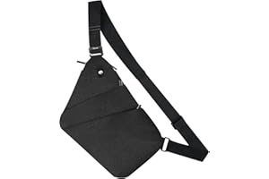 Tibroni Sling Bag Schultertasche Brusttasche Herren, Umhängetaschen Herren Männertasche Anti-Diebstahl, Brusttasche Crossbody Tasche Chest bag Damen, Herrentasche zum Umhängen Klein