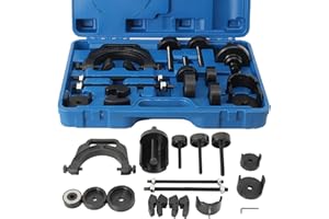 NICCOO Rear Axle Arm Suspension Bush Removing Installing Tool Bushing Press Removal Install Tool Kit Compatible with Toyota 15-Piece