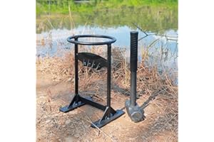 BiggerFire Firewood Kindling Splitter Carbon Steel Manual Log Splitter for Home Outdoor Camping with Hammer and Storage Bag