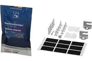 M SHOP ITALIA Kit fissaggio porta slide sliding pannello lavastoviglie compatibile con Bosch Siemens Neff Gaggenau 00626592 10009603 sgrassante pulitore 45 grammi incluso!