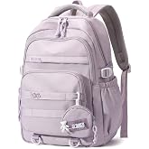 Amythe School Backpack for Teen Girl Lightweight Large Capacity Purple | Girls School Backpack, Travel Casual Backpacks for 1