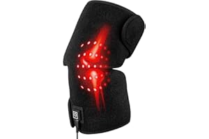 Relassy Cintura Lampada Infrarossi, Combo Luce Rossa 660nm e Luce a infrarossi terapia 850nm, Cintura Portatile con Lampada a Luce Rossa per Ginocchio, Spalla, Braccio, Gamba, Muscolo