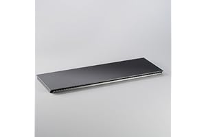 konektra Außentablar RAL 9011 Graphitschwarz für USM Haller, Systemmaß:500x175