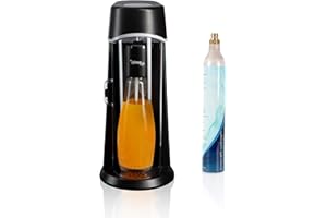 zoomyo Wassersprudler PRO, zum Aufsprudeln jeglicher Getränke Aller Art wie Saft, Softdrinks, Wein, Cocktail etc, nutzbar mit 0,6 und 1,2 l CO2 Zylinder