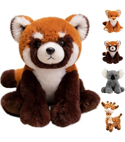 Peluche Panda Roux Kawaii - Peluche Douce & Tendresse Animale