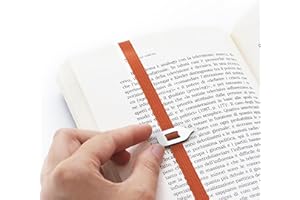 Segnalibro Particolare, Segnalibro Elastico per Uomo, Donna e Bambino, Ottima Idea Regalo per Lettori, Laurea, Compleanno, Regali Carini per Insegnanti, Regali di Design - Lastword Burnt Sienna
