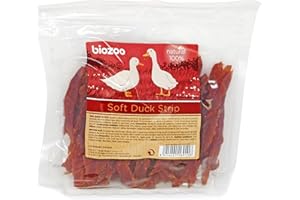 BIOZOO Biazoo - Tiras Finas Suaves de Pato 500g