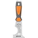 Clauss 18732 6-in-1 Titanium Non-Stick Painter's Tool, Grey/Yellow