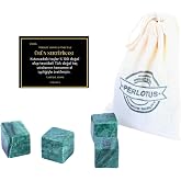 Perlotus Granite 4 Whiskey Stones Certified Father's Day Gift in Cooling Pouch