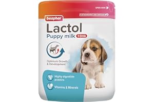 Beaphar - Lactol Puppy Milk 500g - Milk Replacer & Complete Feed for Newborn & Weaning Puppies For growth & development – Contains DHA, Vitamins & Minerals – Ideal for Hand-Rearing – Use from Birth