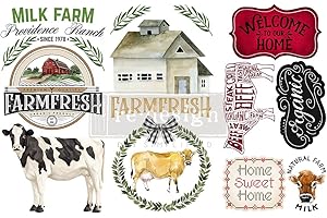 Prima Marketing Re-Design Decor Transfers 6"X12" 3/Sheets-Home & Farm