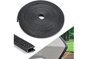 4M Kantenschutz für Autotür, Kaliwa Autotür Kantenschutz Universelle Passform aus Gummi, U-Form Autotürkantenschutz für die Meisten Autos wie Bleche, Limousinen, LKWs, SUV, ATV,