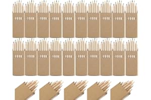 NIPORO Buntstifte-Set mit je 6 Malstifte Set Mitgebsel Geburtstag Kindergeburtstag Mitgebsel Hochzeit Geschenk für Kinder in bunten Farben (25er Pack)